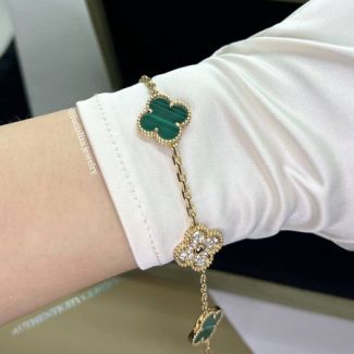 Браслет у стилі VanCleef Vintage Alhambra