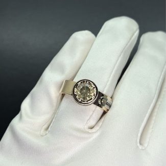 Каблучка в стилі BARAKA з діамантом 2.04ct
