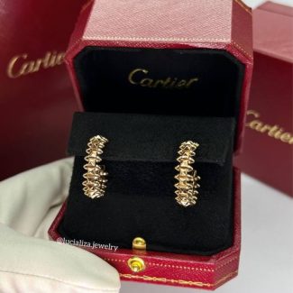 Сережки у стилі Cartier Clash