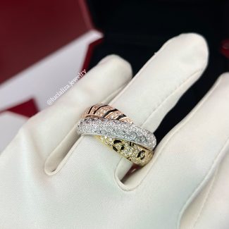 Каблучка в стилі Cartier Trinity