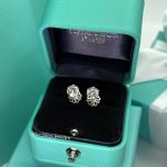 Сережки пусети з GIA діамантами 1.02ct