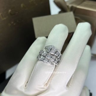 Каблучка в стилі BVLGARI Serpenti